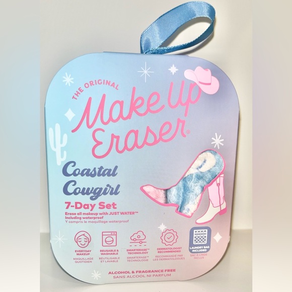 NEW MAKEUP ERASER COASTAL COWGIRL 7-DAY SET - Picture 2 of 8